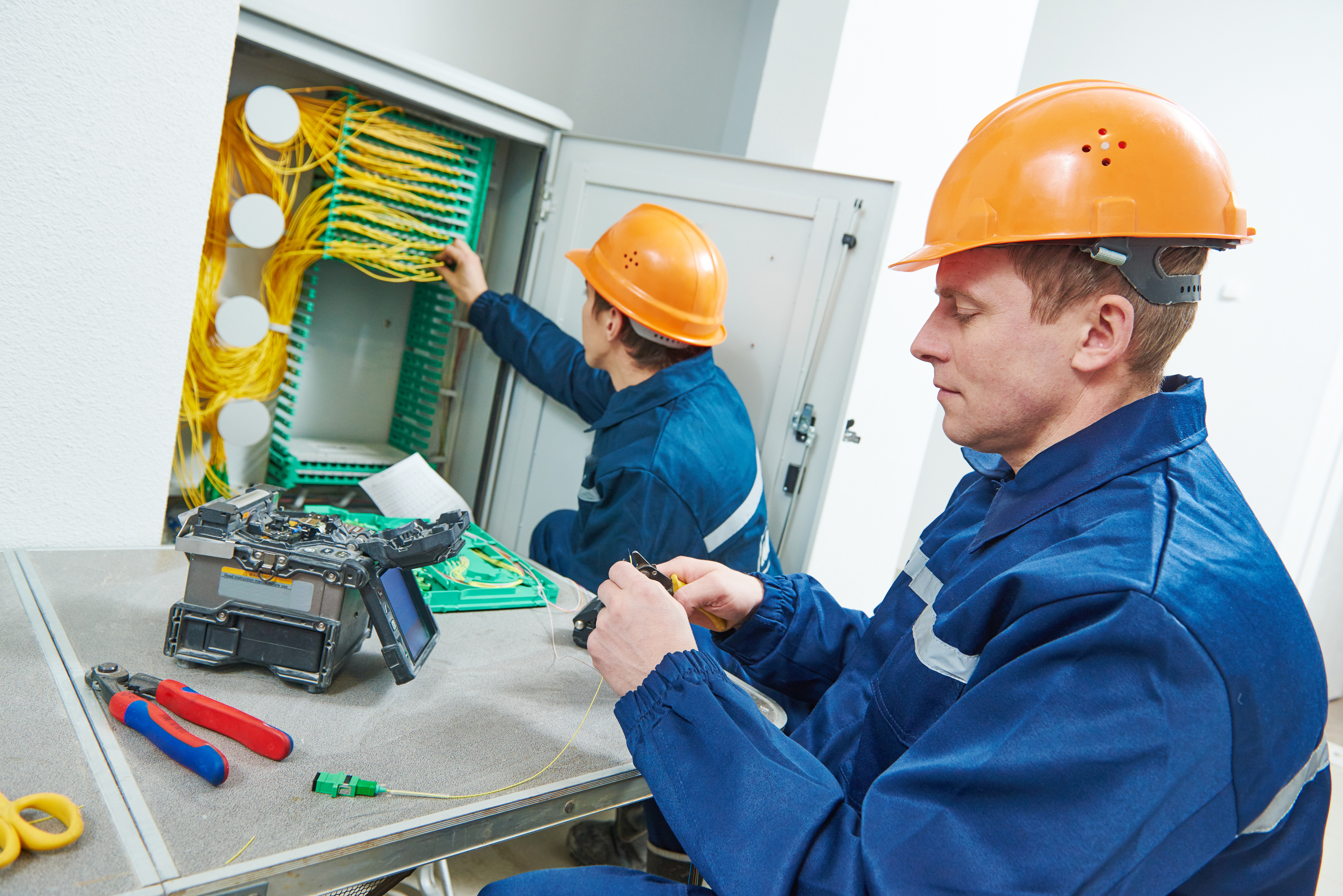 Fiber Optic Workers